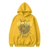 Spider 555 Y2K Street Hip Hop Clothing Harajuku Alphabet Spider Print Hooded Sweatshirt Dagelijkse Casual heren en damesvlees lange mouwen top