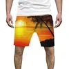 Мужские шорты для мальчиков 12 лет, летние пляжные штаны для мальчиков, с 3D цифровым принтом и цветком, для отдыха на море, из полиэстера для тренировок, для мужчин с памятью