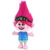 Wholesale cute blue hair boy plush toy Children's game Playmate Holiday gift doll machine prizes