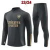 2023 2024 Arsen Pepe Saka Soccer Tracksuit Gunners Suit 22 23 24 Odegaard Tierney Men Kids Football Tracksuits Survlement chandal chandgging kit