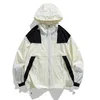 معاطف الخندق النسائية ألوان بلوك بلوك سحاب مرونة قابلة للتعديل UPF50 SUN Windbreaker zip up stack