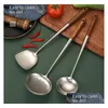 Dinnerware Sets Pcs Kitchen Cooking Utensil Set With Wok Spata And Ladle Skimmer Tool Drop Delivery Home Garden Dining Bar Dhaux