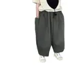 Byxor 2023 Girls 'Summer Korean Loose Lantern Pants Children's Wide Leg 6-86