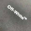 Offs Men's Designer Hoodies Off Ow White Black and White Graffiti Brush Wave Zebra Loose Unisex Hoodie tröja Högkvalitativ trend Cool Handsome Hoodie