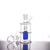 Coloré Mini Dab Rig Bongs En Verre Narguilés Épais En Ligne Perc 10mm Femelle Joint Eau Huile Rigs Petits Tuyaux De Bong Avec Banger