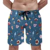 Herrenshorts Food Delicacy(0003) Anime BeachVintage Verstellbarer Kordelzug Atmungsaktive, schnell trocknende StrandshortsLose, lockere, elastische Hawaii-P