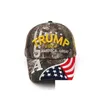 Party Favor Donald Trump 2024 Maga Hat Cap Baseball Camo Usa Kag Make Keep America Great Again Snapback Président Chapeaux Drop Livraison H Dhu78