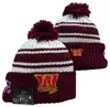 2023 Washington Beanie WAS Baseball North American Team Side Patch Winter Wool Sport Knit Hat Skull Caps Beanies A5