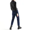 Motorradbekleidung Biker Reißverschluss Damen Weste Frühling Herbst Reise Weiches PU-Leder mit verstellbarem Gürtel Mode Alltag Streetwear Casual