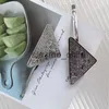 Hair Clips Barrettes Crystal Triangle Letter Hair Clip with Stamp Women Letters Barrettes Fashion Hair Accessories for Gift Party x0913