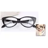 Lunettes de soleil Cadres Grossiste - Vintage Red Leopard Black Lunettes Cadre Mode Classique Cat Eyes Design Clear Lens Lunettes Lunettes F Dhksa