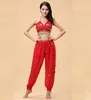 Stage noszenie 2 -częściowy zestaw profesjonalnych kostiumów tańca orientalnego Kobiet Belly dla kobiety kostium bollywood sukienka dla dorosłych