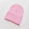 Designer Frauen Winter Hut Mode Minimalistischen Gestrickte Hut Stil Weiche Dicke Beanie Hüte Für Frauen Streetwear Winter Ca