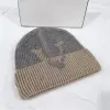 Kış Örme Beanie Tasarımcı Bonnet İzli Erkekler İçin Sonbahar Şapkalar Kafatası Açık Mekan Kadınlar Erkekler Şapka Cappelli Seyahat Kayak Sport Loisellies Vittonlies