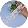 Strass-Brautgürtel, Diamant-Hochzeitskleidgürtel mit Perlen, Hochzeitsschärpe für Hochzeitskleid-Accessoires für Brautjungfernkleider in Weiß und Elfenbein