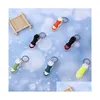 Paski do telefonów komórkowych urok 14 kolorów designer mini trampka 3D Mężczyźni mężczyźni kobiety Key Key Ring Buty prezentowe Buci Blak Biegły łańcuchowe kosza