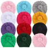 Accessoires pour cheveux, couleur unie, joli chapeau élastique pour bébé, gros beignet, Turban pour filles, bandeau pour enfants, Bonnet, bandeau, cadeau