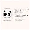 50st Cartoon Panda Creative Graffiti Waterproof Sticker PVC Diary skateboard DIY BIL DECORATION