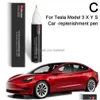 Tesla Model 3 X Y S Araç Kırılma Boya Kalemleri Onarım Kalemi Siyah Beyaz Fixer Tekerlek Hub Damla Teslimat Dhqhb