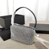 Modedesigner diamantväska kedja mesh rhinestone påse 17 cm med presentförpackning och dammväska202u