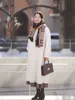 SCONTO DEL 18% Nuova lettera di moda online per celebrità da donna in cashmere invernale versione coreana versatile sciarpa e scialle caldo double face