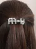 2021 Perla di cristallo acrilico fermagli per capelli lettera M per le donne Retro geometriche barrette tornante accessori per capelli ragazza gioielli di moda H0916