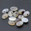 Loose Gemstones Natural Stone Grass Flower Agate Gemstone Convex Oval Wholesale Bulk Jewelry Ring Face Pendant Accessories