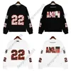 Nytt AM1R1 Fashion Brand Letter Printing Pullover Lång ärm Ins Ins Casual Sports Jersey Men's and Women's Loose Round Neck Sweater Designer Brand
