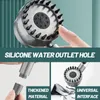 Bathroom Shower Heads Zhang Ji 3 Models Adjustment High Pressure Water Saving 360 Rotation One-key Stop Water Massage Shower Bathroom Accessories 230912