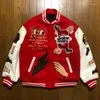 Men's Jackets Men Designer Jacket Embroidery Baseball Streetwear Patchwork Letter Bomber Coat