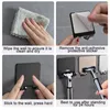 Hooks Bathroom Stainless Steel Razor Holder Storage Hook Wall Men Shaving Shaver Shelf Punch Free Rack Accessories Organization