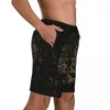 Pantaloncini da uomo Albero della vita con Triquetra su Futhark Boardshorts Mens Dry Board Yggdrasil Costume da bagno Costume da bagno stampato personalizzato