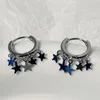 Boucles d'oreilles pentagramme étoile Cool pour femmes, breloque Harajuku Hip Hop, boucle à la mode, bijoux esthétiques Y2k, 2023