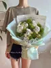 Bouquet d'agneau tricoté à la main, fleurs décoratives, mignon petit mouton, plantes artificielles, cadeau d'anniversaire pour petite amie, décoration de la maison