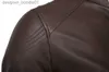 Pelliccia da uomo Pelliccia sintetica Logan Giacca da uomo in pelle PU Biker Streetwear Giacca invernale da uomo a righe Cappotto con pannelli Taglia asiatica M-5XL L230913