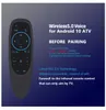 G10S Pro BT Air Mouse Mini Voice Remote Control 2.4G Trådlös smart bakgrundsbelyst fjärrkontroll Gyroavkänning MIC BT5.0 för smart TV