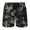 Short d'été pour hommes, séchage rapide, maillot de plage, mode, maillot de bain, Camouflage, impression 3D, vêtements de plage