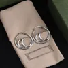 Boucles d'oreilles de créateur en argent 925, boucles d'oreilles de styliste pour femmes, boucles d'oreilles à bijoux, boîte de boucles d'oreilles