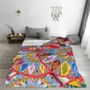 Cobertores Placas Etíopes Sefed Flanela Cobertores Arte Africana Tradicional Cobertor Engraçado para Casa El Sofá 150 * 125cm 230912