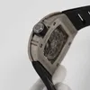 Richarmill Watch Men's and Women's Watchesシリーズ腕時計RM67-01エクストラフラットオートマチックメカニカルチタンメタルPFML WN-FKZ0