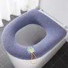 Toilet Seat Covers Thickened Mat Washable Cover For Winter Warmth Bathroom Accessories