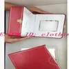 Wysokiej jakości luksusowe męskie męskie dla czerwonego pudełka na okucie oryginalne pudełko Womans Watches Boxes Men Zegarwatch Box294Q