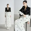 Mode Mor of the Bride Dress Suits Sequins Women Formal Party Prom Evening Wear 2 Pieces Summer kjolar