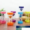 Overige klokaccessoires 1Pc Mini Zandloper Zandloper 5/10Min/15Min/20Min/30Min Zand Klok Timers Kinder Desktop Timer Decoraties Dh8Ir