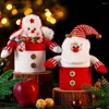 Cadeauverpakking Vakantiepot Grillige kerstsnoeppotten Feestelijk gebreid Cartoonontwerp Capaciteit Ouderenpop-geïnspireerde decoraties