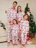Pijamas de natal combinando pijamas conjunto de roupas para casa mãe filha pai filho macacão pijamas roupa de impressão de cachorro