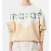 23SS Isabel Marant Classic Designer Sweatshirt New Fashion Hoodies Hot Casual mångsidig stil Pullover Jumper Women Loose Long Sleeve Hoop Hoodie tröja Tops