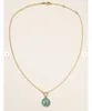 Foundrae Reverie collier en or 18 carats, céramique et diamants pour femme bijoux de créateur pendentif personnalisé plaqué or or 18 carats