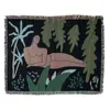 Tapisserier afrikanska tapestry macreme vägg hängande väggmålning bunting abstrakt estetisk vinter filt virkning ornament tapisserie klistermärken