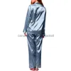 Women's Sleep Lounge Women's Sleepwear Pajamas For Women Winter Long Sleeves Sexy Lingerie Satin Pajama Sets Female Night Clothes Silk Pyjamas LoungewearL230913